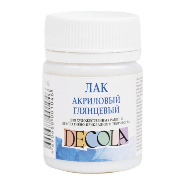 Лак акриловый глянцевый Decola, 50мл