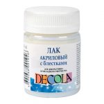 Лак акриловый с блестками Decola, 50мл