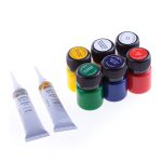 Набор по ткани Decola, краски акриловые 5*20мл, контуры в тубах 2*18мл, разбавитель