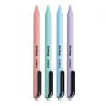 Ручка шариковая автоматическая Berlingo "Instinct", 0,7мм, синяя.