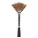 Кисть художественная проф. BRAUBERG ART CLASSIC, синтетика мягкая, веерная, № 6, длинная ручка