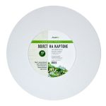 Холст грунтованный на картоне "FORMERO", круглый, 100% хлопок, грунт акриловый, d-30 см