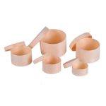 Набор коробочек 5 шт., круглые, max d-9 см, max высота 6,5 см, сложены одна в одну.