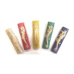 Набор сухой туши для каллиграфии, 5 цветов (насыщенные оттенки), брикеты 80x20x8 мм, 20г.