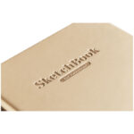 Скетчбук для акварели 40л. 145*145 Greenwich Line, бежевый, 200 г/м2, кожзам, на резинке