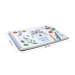 Скетчбук-блокнот для акварели на гребне “Акварельные портреты” (волк) А5, 20 листов, 180г/м2