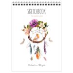 Скетчбук-блокнот для акварели на гребне "My favorite things" А5, 20 листов, 180г/м2