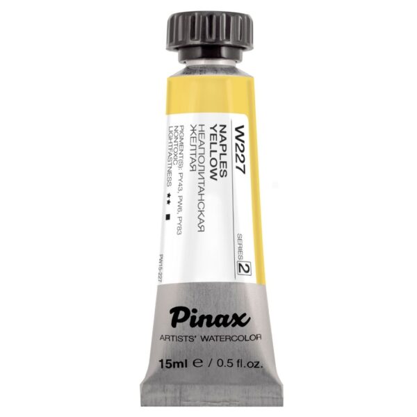 Акварель Pinax Ser.2 - W227, Неаполитанская желтая, туба 15мл.