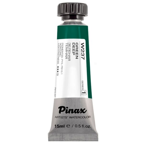 Акварель Pinax Ser.1 - W237, Зеленая темная, туба 15мл.