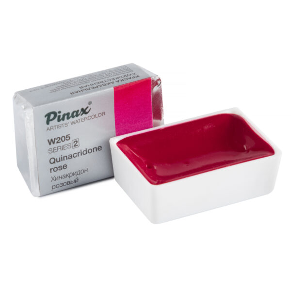 Акварель Pinax в кювете, Ser.2-W205 Хинакридон Розовый, 2.5мл.