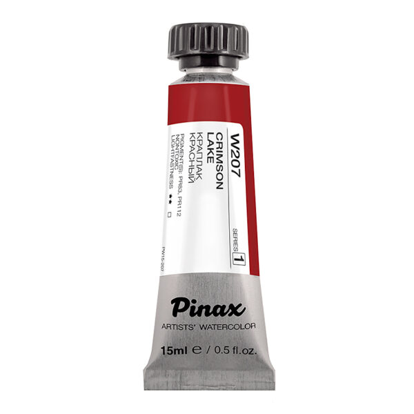 Акварель Pinax Ser.1 - W207, Краплак красный, туба 15мл.