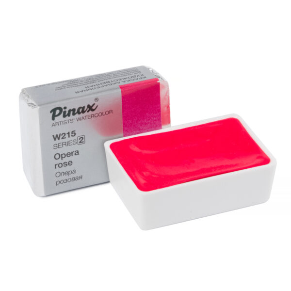 Акварель Pinax в кювете, Ser.2-W215 Опера Розовая, 2.5мл.