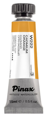 Акварель Pinax Ser.3 - W222, Кадмий оранжевый, туба 15мл.