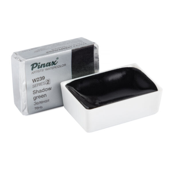 Акварель Pinax в кювете, Ser.2-W239 Зеленая Тень, 2.5мл.