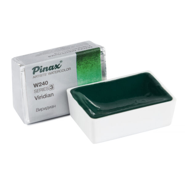 Акварель Pinax в кювете, Ser.3 - W240 Виридиан, 2.5мл.