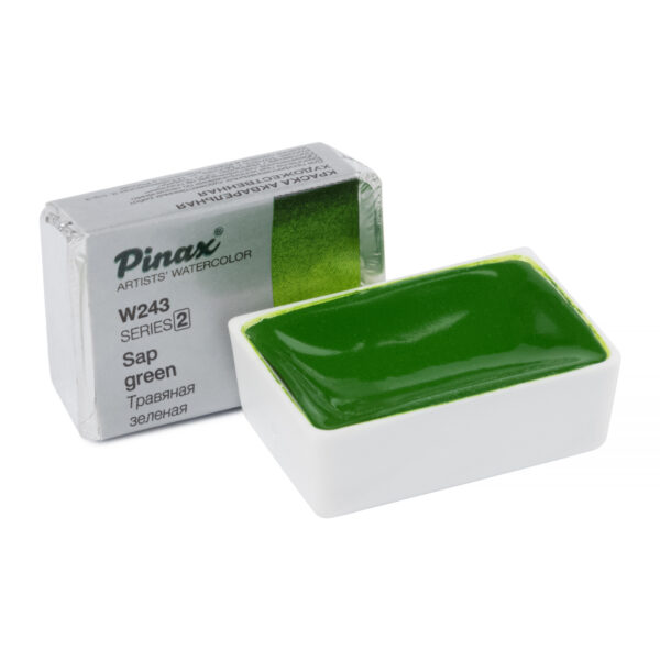 Акварель Pinax в кювете, Ser.2-W243 Травяная Зеленая, 2.5мл.