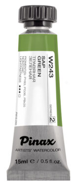 Акварель Pinax Ser.2 - W243, Травяная зеленая, туба 15мл.