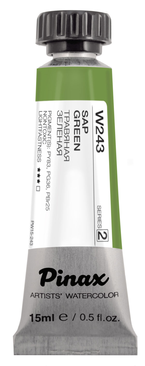 Акварель Pinax Ser.2 - W243, Травяная зеленая, туба 15мл.