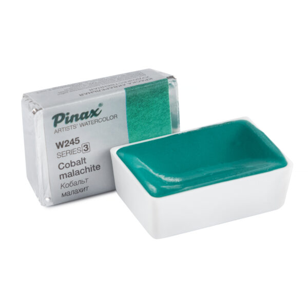 Акварель Pinax в кювете, Ser.3-W245 Кобальт Малахит, 2.5мл.