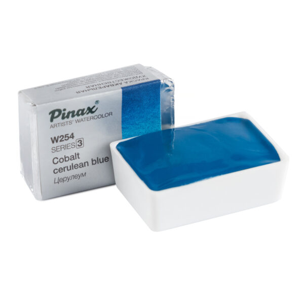 Акварель Pinax в кювете, Ser.3-W254 Церулеум, 2.5мл.