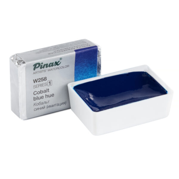 Акварель Pinax в кювете, Ser.1-W258 Кобальт Синий (имитация), 2.5мл.