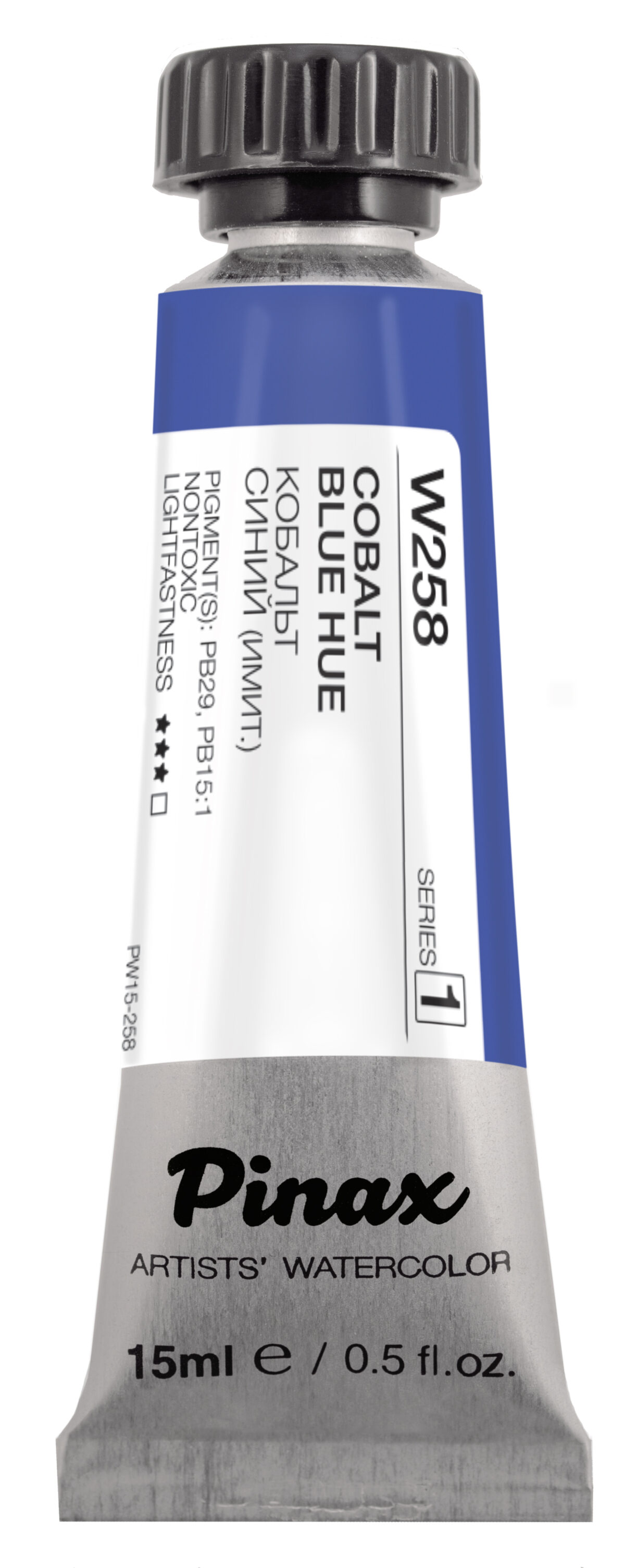 Акварель Pinax Ser.1 - W258, Кобальт синий (имитация), туба 15мл.