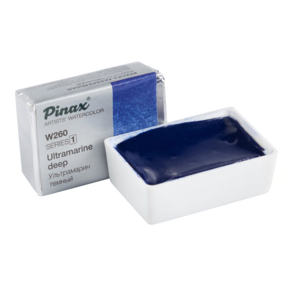 Акварель Pinax в кювете, Ser.1-W260 Ультрамарин Темный, 2.5мл.