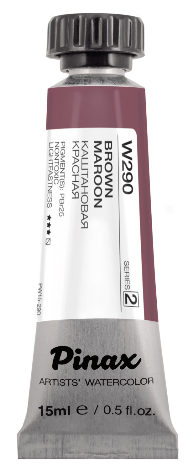 Акварель Pinax Ser.2 - W290, Каштановая красная, туба 15мл.