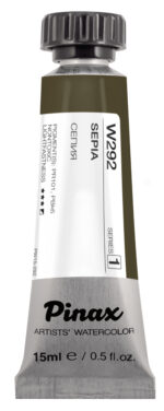 Акварель Pinax Ser.1 - W292, Сепия, туба 15мл.