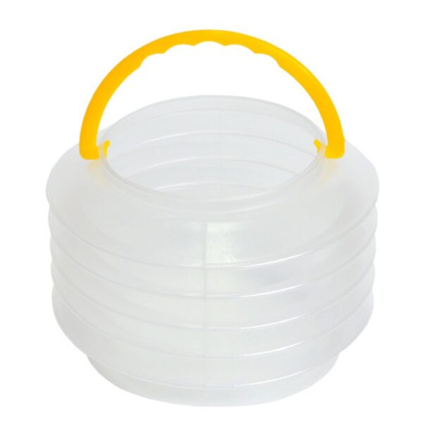 Кистемойка-ведерко с ручкой, пластиковое, складное, d -15 см, h - 11 см