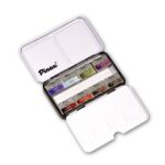 Набор акварели Pinax Extra "Грануляция" 8 кювет в металлическом пенале.