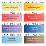 Набор акварели Pinax Extra 8 кювет в металлическом пенале №3