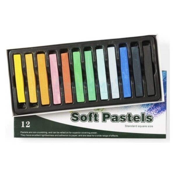 Cухая художественная пастель "Peroci", 12 штук.