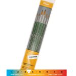 Набор кистей CREATIVE синтетика 6 шт. КРУГЛЫЕ