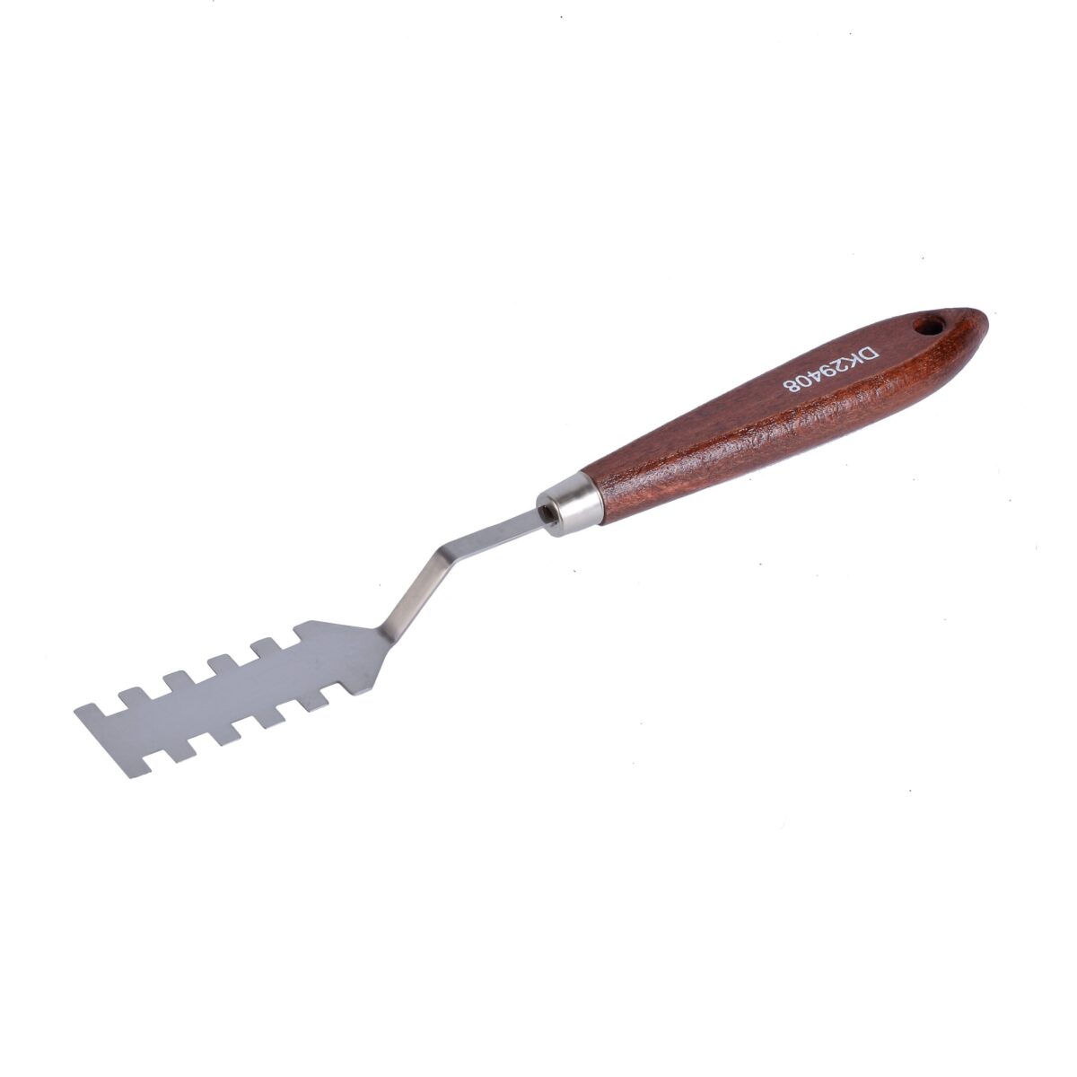 Мастихин №8 прямоугольный с 5 вырезами, лопатка 65 мм