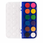 Краски акварельные BRAUBERG "PREMIUM" 12 цветов, круглые кюветы 28 мм.