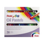 Пастель масляная художественная PENTEL "Oil Pastels", 36 цветов.