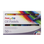 Пастель масляная художественная PENTEL "Oil Pastels", 50 цветов.