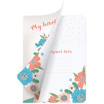 Набор скетчбуков (2 шт) ROMANTIC, бежевая бумага 70 г/м2, сшивка, B5 (179х250 мм), 60л.