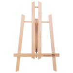 Мольберт настольный из бука Brauberg 19х16х28 см, лакированный, высота холста до 30 см.