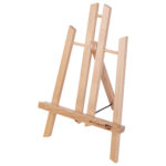 Мольберт настольный из бука Brauberg 19х16х28 см, лакированный, высота холста до 30 см.