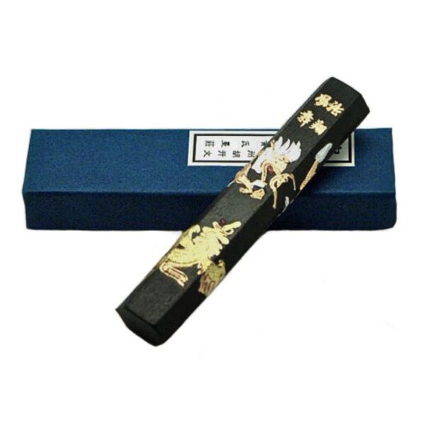 Тушь для каллиграфии сухая "Дракон", черная, брикет 95x20x10, 25г.