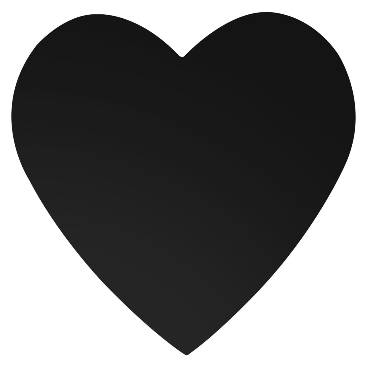 Холсты на магните в форме сердца 4 шт., 7.5 см, 280 г/м2, 100% хлопок.