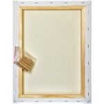 Холст мелкозернистый на подрамнике, 100% хлопок, 380г/м2, 40х50см