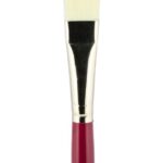 Кисть плоская имитация щетины (нейлон), №16, длинная ручка.