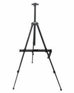 Мольберт алюминиевый переносной с держателем для кистей Гамма "Студия" 95*73*162см, с чехлом.