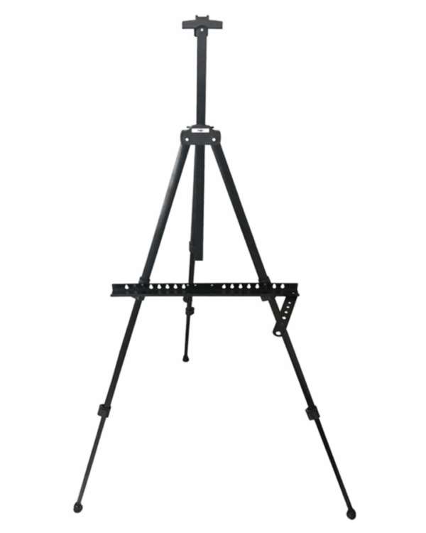 Мольберт алюминиевый переносной с держателем для кистей Гамма "Студия" 95*73*162см, с чехлом.