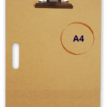 Планшет (клипборд) с зажимом для бумаги, МДФ, А4.