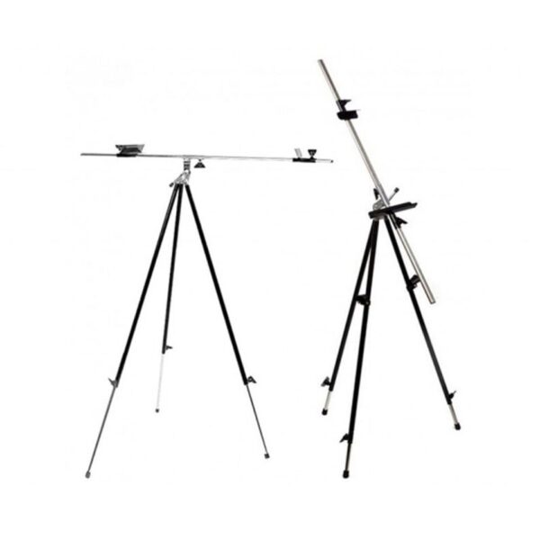 Мольберт "Тренога" металлический, наклонная мачта, холст до 137 см.